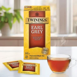 Twinings Earl Grey Tea Bags, 25/Box (TNA51728)