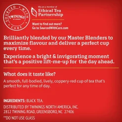 Twinings English Breakfast Black Tea, Keurig® K-Cup® Pods, 24/Box (TNA85780)