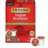 Twinings English Breakfast Decaf Black Tea, Keurig® K-Cup® Pods, 24/Box (TNA85784)