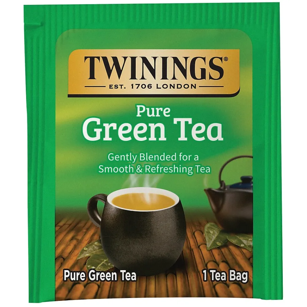 Twinings Green Tea Bags, 25/Box (TNA51732)