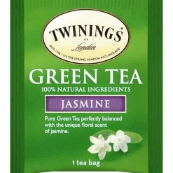 Twinings Green with Jasmine Tea Bags, 25/Box (TNA51800)