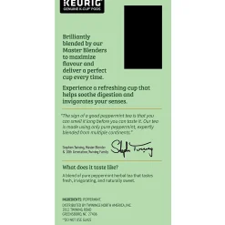 Twinings Pure Peppermint Herbal Tea, Keurig® K-Cup® Pods, 96/Carton (TNA85813CT)