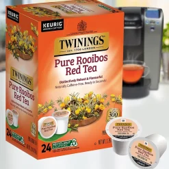 Twinings Pure Rooibos Red Herbal Tea, Keurig® K-Cup® Pods, 24/Box (TNA85791)