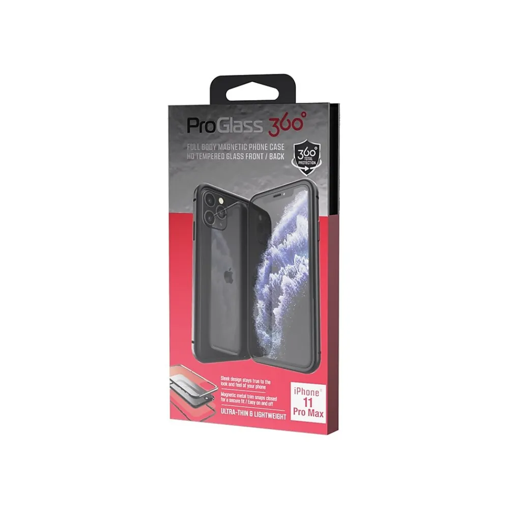 Tzumi ProGlass Transparent/Black Case for iPhone 11 Pro Max (7274ST)