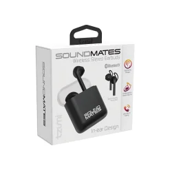 SoundMates Wireless Bluetooth Stereo Headphones, Black (6289ST)<Tzumi Discount