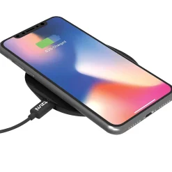 Wireless Power Desk Pad, 10 Watt, Black<Tzumi Best