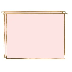 Hanging File Folders|U Brands Classic Heavy Duty Outline Hanging File Folders, Letter Size, Assorted, 6/Pack (3079U04-24)