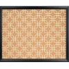 Bulletin*U Brands Fashion Cork Bulletin Board, 20" x 16", Black Frame (305U00-01)