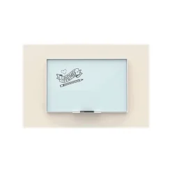Dry Erase*U Brands Glass Dry-Erase Whiteboard, Aluminum Frame, 6' x 4' (2827U00-01)