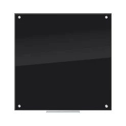 Dry Erase*U Brands Glass Dry-Erase Whiteboard, 3' x 3' (2810U00-01)