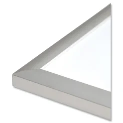 Dry Erase*U Brands Melamine Dry Erase Whiteboard, Silver Aluminum Frame, 23