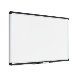 Dry Erase*U Brands PINIT Steel Dry-Erase Whiteboard, Aluminum Frame, 3' x 2' (2805U00-01)