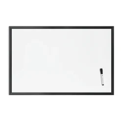 Dry Erase*U Brands Steel Dry-Erase Whiteboard, Wood Frame, 2' x 3' (311U00-01)