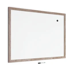 Dry Erase*U Brands Steel Dry-Erase Whiteboard, MDF Frame, 3' x 4' (4893U00-01)