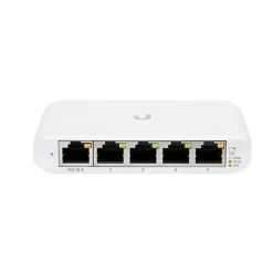 Clearance Ubiquiti UniFi Flex Mini 5-Port PoE Switch, 10Gbps, White (USW-FLEX-MINI)