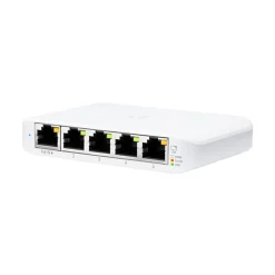 Online Ubiquiti UniFi Flex Mini 5-Port PoE Switch, 10Gbps, White, 5/Pack (USW-FLEX-MINI-5)
