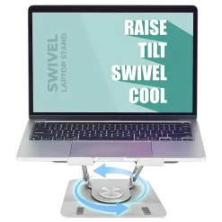 10.2" x 10" Metal Swivel Laptop Stand 2.0, (SLS-)<Uncaged Ergonomics New