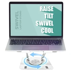 10.2" x 10" Metal Swivel Laptop Stand 2.0, (SLS-)<Uncaged Ergonomics Discount