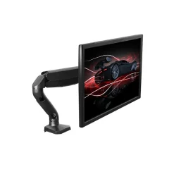 Outlet Uncaged Ergonomics Adjustable Single Computer Monitor LCD Arm/Mount, Black (MM-b)