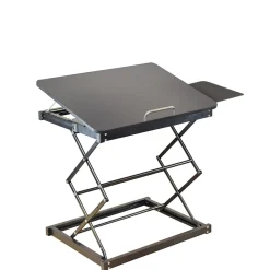 CD4 16.25" x 12.25" Metal Laptop Stand, Black (CD4-b)<Uncaged Ergonomics Outlet