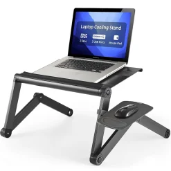 WorkEZ Cool Laptop Riser, Black (WECB)<Uncaged Ergonomics