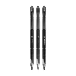 Pens|uni-ball uni AIR Porous Point Pens, Medium Point, 0.7mm, Bold Point, Black Ink, 3/Pack (1926808)