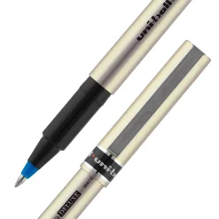 Pens|Uni Deluxe Rollerball Pen,Fine Point, Blue Ink, Dozen (60053)