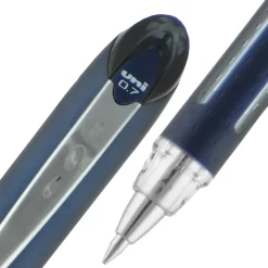 Pens|uni-ball uni Jetstream Ballpoint Pen, Fine Point, 0.7mm, Black Ink, Dozen (40173)