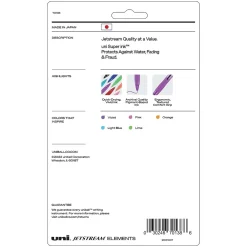 Pens|uni-ball uni Jetstream Elements Ballpoint Pens, Medium Point, 1.0mm, Assorted Ink, 5/Pack (70138)