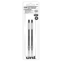 Pens|uni-ball uni Jetstream RT Ballpoint Pen Refills, Medium Point, 1.0mm, Black Ink, 2/Pack (35972)
