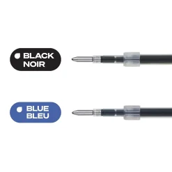 Pens|uni-ball uni Jetstream RT Ballpoint Pen Refills, Medium Point, 1.0mm, Black Ink, 2/Pack (35972)