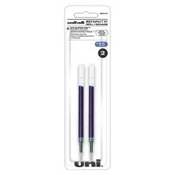 Pens|uni-ball 207 Impact RT Gel-Ink Pen Refill, Bold Tip, Blue Ink, 2/Pack (65874PP)