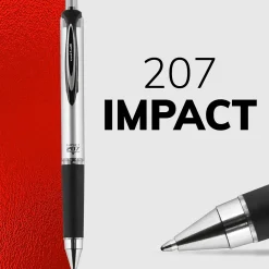 Pens|uni-ball uniball 207 Impact RT Retractable Gel Pens, Bold Point, 1.0mm, Black Ink (65870)