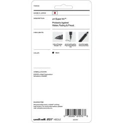 Pens|uni-ball uniball 207 Needle Retractable Gel Pens, Medium Point, 0.7mm, Black Ink, 4/Pack (1738430)