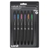 Pens|uni-ball uniball 207 Plus+ Retractable Gel Pens, Medium Point, 0.7mm, Assorted Inks, 6/Pack (70491)