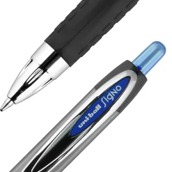 Pens|uni-ball uniball 207 Retractable Gel Pens, Medium Point, 0.7mm, Blue Ink, 12/Pack (33951)