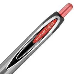 Pens|uni-ball uniball 207 Retractable Gel Pens, Medium Point, 0.7mm, Red Ink, Dozen (33952)