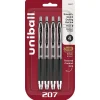 Pens|uni-ball 207 Signo RT Retractable Gel Pens, Medium Point, 0.7mm, Black Ink, 4/Pack (33960)