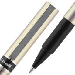 Pens|uni-ball uniball Deluxe Rollerball Pens, Fine Point, 0.7mm, Black Ink (60052)