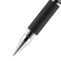 Pens|uni-ball Gel Grip Gel Pens, Medium Point, Black Ink, Dozen (65450)