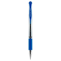 Pens|uni-ball uniball Gel Grip Gel Pens, Medium Point, 0.7mm, Blue Ink, 12/Pack (65451)