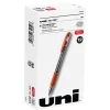 Pens|uni-ball uniball Gel Grip Gel Pens, Medium Point, 0.7mm, Red Ink, 12/Pack (65452)
