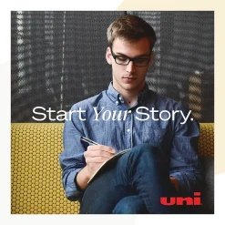 Pens|uni-ball Impact Gel-Ink Pen Refill, Bold Tip, Black Ink, 2/Pack (65808PP)