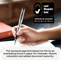 Pens|uni-ball Impact Gel-Ink Pen Refill, Bold Tip, Black Ink, 2/Pack (65808PP)