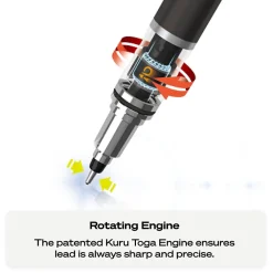 Pencils|uni-ball Kuru Toga Mechanical Pencil, 0.7mm, #2 Medium Lead (1858549)