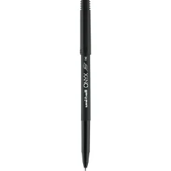 Pens|uni-ball uniball Onyx Rollerball Pens, Fine Point, 0.7mm, Black Ink, Dozen (60143)