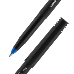 Pens|uni-ball uniball Onyx Rollerball Pens, Fine Point, 0.7mm, Blue Ink, Dozen (60145)