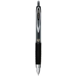 Pens|uni-ball Signo 207 Retractable Gel Pen, Fine Point, Black Ink, 5/Pack (1960240)