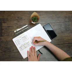 Pens|uni-ball uniball Signo Gel Impact Pens, Bold Point, 1.0mm, Silver Ink (60658)