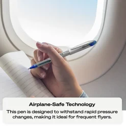 Pens|uni-ball Vision Elite Rollerball Pen, Bold Point, 0.8mm, Black Ink, 4/Pack (67180)